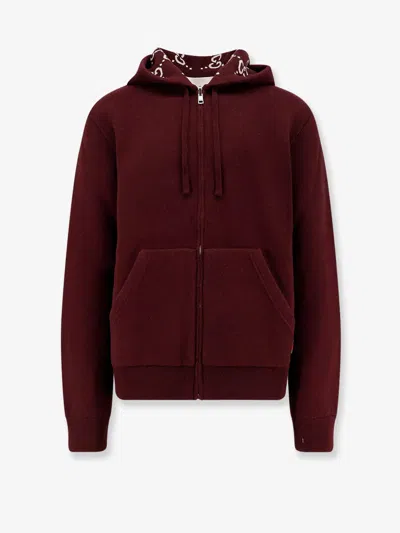 Gucci Men Reversible Wool Jacket With Gg Motif In Multi