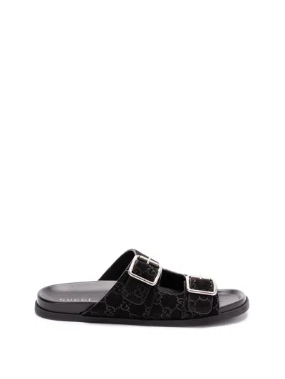 GUCCI GUCCI MEN `RHEIN GG` OPEN SLIDES