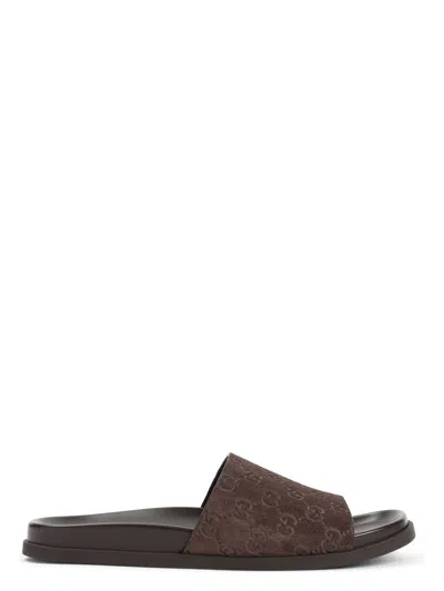 GUCCI MEN'S RHEIN OPEN SANDALS
