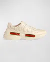 Gucci Men's Rhyton Retro Logo Sneakers In Ivory