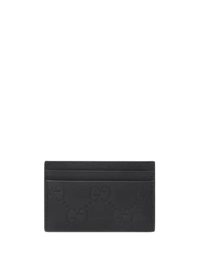 GUCCI GUCCI MEN RUBBERIZED CARD HOLDER