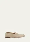 GUCCI MEN'S SAN ANDRES SUEDE LOAFERS