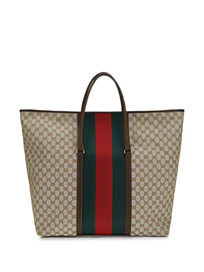 Gucci Tote Orig.gg Raw/joyful Goat/n In Brown
