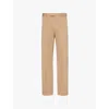 Gucci Web-detail Cotton Trousers In Saturn Mix