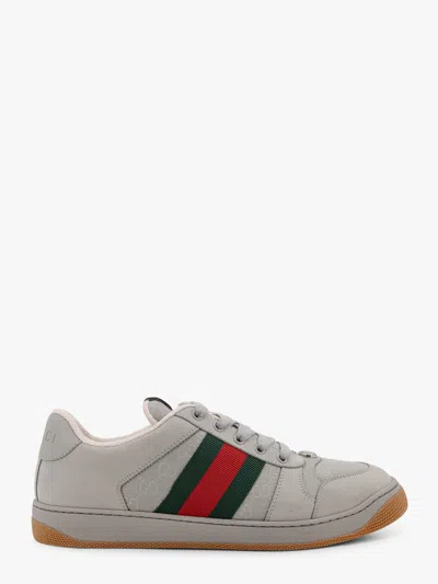 Gucci Men Screener Gg Fabric Sneakers With Web Detail In Multi
