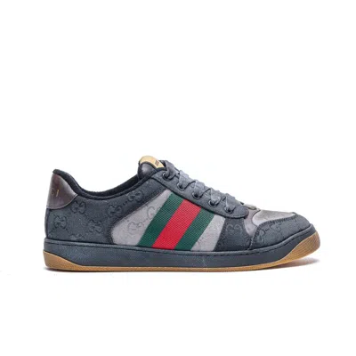 Gucci Men Screener Sneakers In Blue