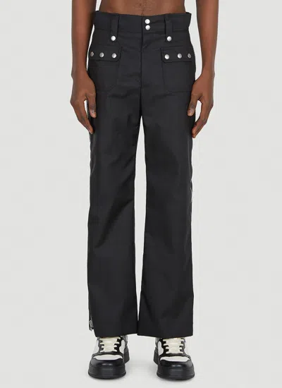 Gucci Side Zip Pants In Black