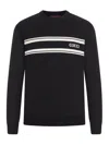 Gucci Men Silk And Cotton Sweater With Intarsia In Multi