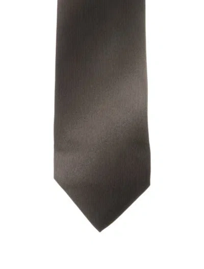 Pre-owned Gucci Men's Silk Tie In Brown