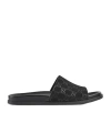 Gucci Men Gg Slides In Black