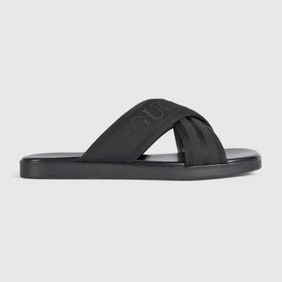 Gucci Men's Slide Sandal In Black