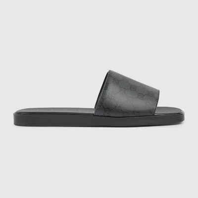 Gucci Men's Slide Sandal In Black