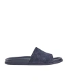 Gucci Men's Slide Sandal In Blue
