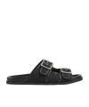 Gucci Men's Slide Sandal With Buckles