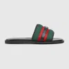 Gucci Men's Slide Sandal With Interlocking G In Multi