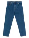 Gucci Men Slim Fit Denim Cotton Jeans In Blue