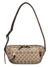 Gucci Men's Small Crossbody Gg Bag In Nude