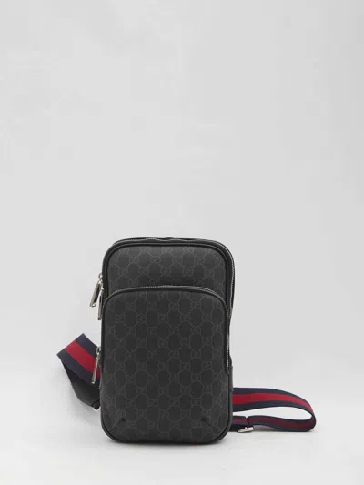 Gucci Men Small Gg Crossbody Bag