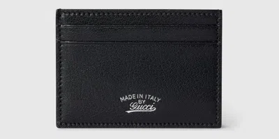 Gucci Men's Small Leather Wallet In Black