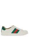 Gucci Ace Leather Low-top Sneakers In Multi