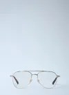 Gucci Men Square Glasses In Gold