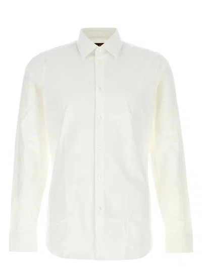 GUCCI MEN'S STRETCH COTTON POPLIN SHIRT