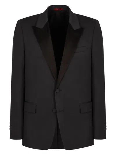 GUCCI MEN'S STRETCH WOOL TWO-PIECES SUIT