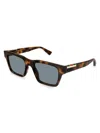 Gucci Eyewear Rectangular Frame Sunglasses In Orange