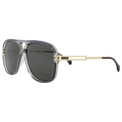Gucci Mens Gg1105s-30012813001 Novelty Sunglasses In Gray