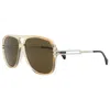 Gucci Aviator-frame Acetate Sunglasses In Green