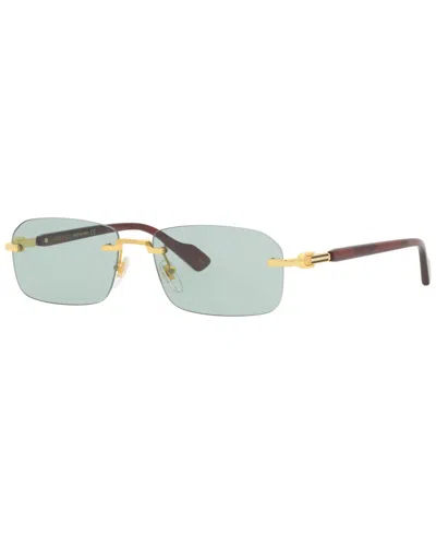 Gucci Men's Sunglasses, Gg1221s In Gold-tone