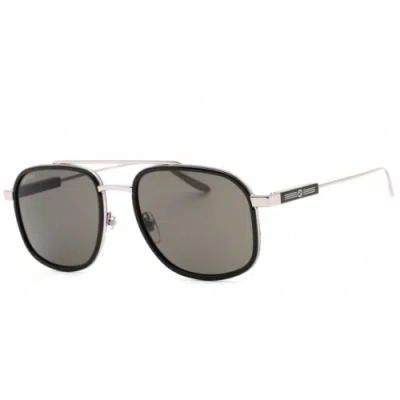 Pre-owned Gucci Men's Sunglasses Gold Metal Full Rim Frame Grey Lens Gg1310s 001 In Gray