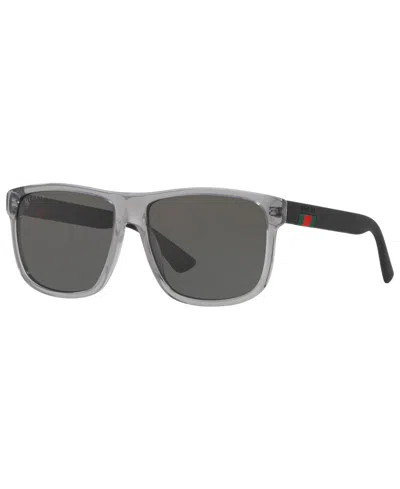 Gucci Men's Sunglasses In Grey,grey