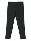 Gucci Straight Checked Trousers With Pockets And Loops In Black
