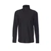 Gucci Technical Panama Shirt Shirt And Blouse Black In Black