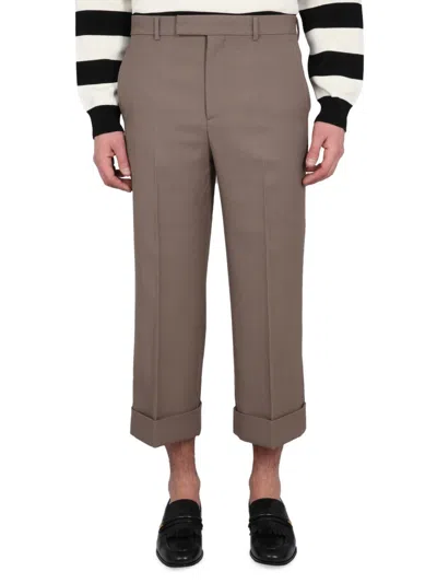 Gucci Textured Wool Gabardine Bermuda Shorts In Black