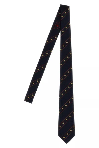 Gucci Men 'the Labour 7.0' Tie In Blue