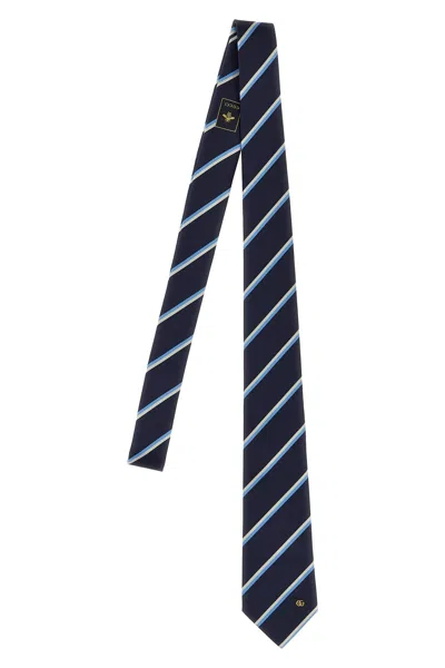 Gucci Men 'the Regis' Tie In Blue