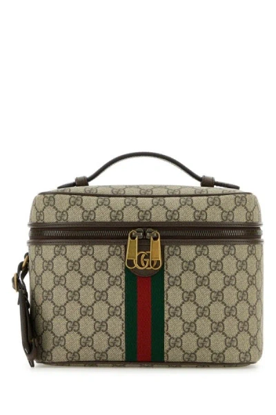 Gucci Men Toiletry Case T.gg Sup/doll.pi In Multicolor