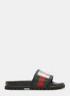Gucci Beach Sandals Gib10 In Black