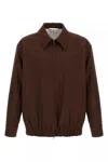 Gucci Men's Wool Bomber-style Jacket In Brown