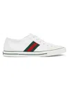 Gucci Fabric Upper And Rubber Sole Sneaker In White