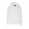 Gucci White Hoodie With Maxi Web Print On The Hood And Kangaroo Pocket On The Front In Cotton Man