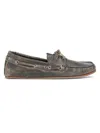 Gucci Gg Logo Leather Loafer In Black