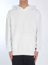 Gucci Signature Web Hooded Sweatshirt In White