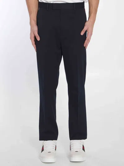Gucci Men Web Tailored Trousers