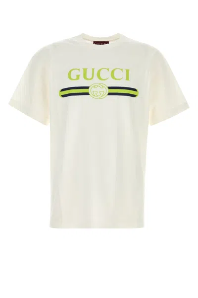 Gucci Men White Cotton Sweatshirt