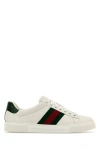 Gucci Ace Sneakers With Web Detail In White