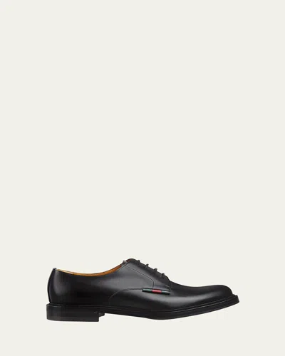 Gucci Men's William Leather Penny Loafers In Black