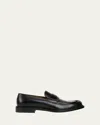 Gucci Men's Loafer With Web In Black